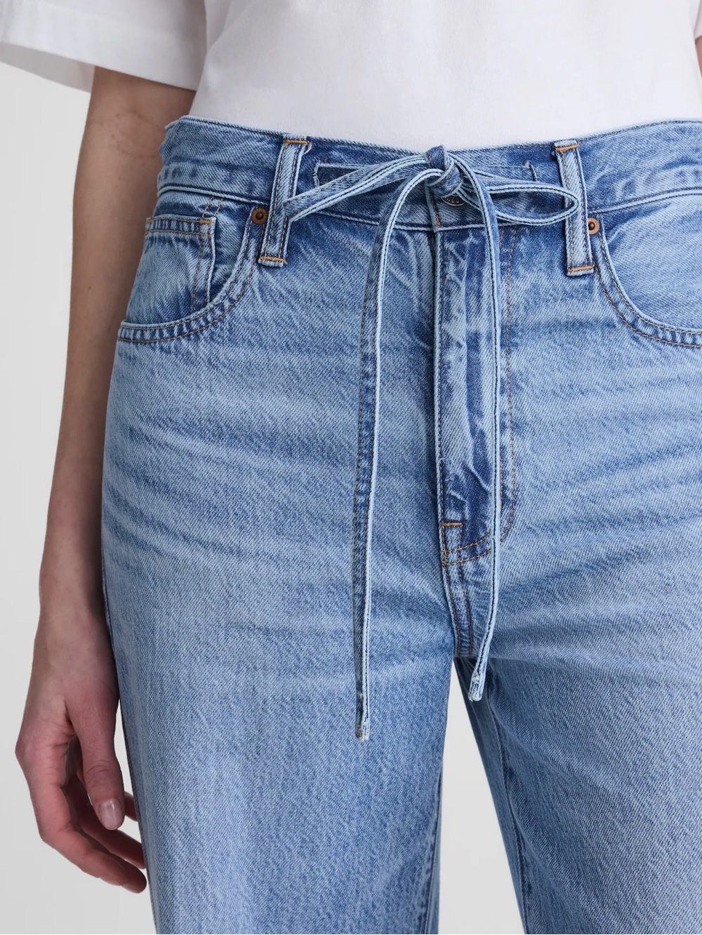 Madewell The Ultimate Wide-Leg Jean in Airy Denim Size 27 NWT *flawed* - Picture 5 of 16